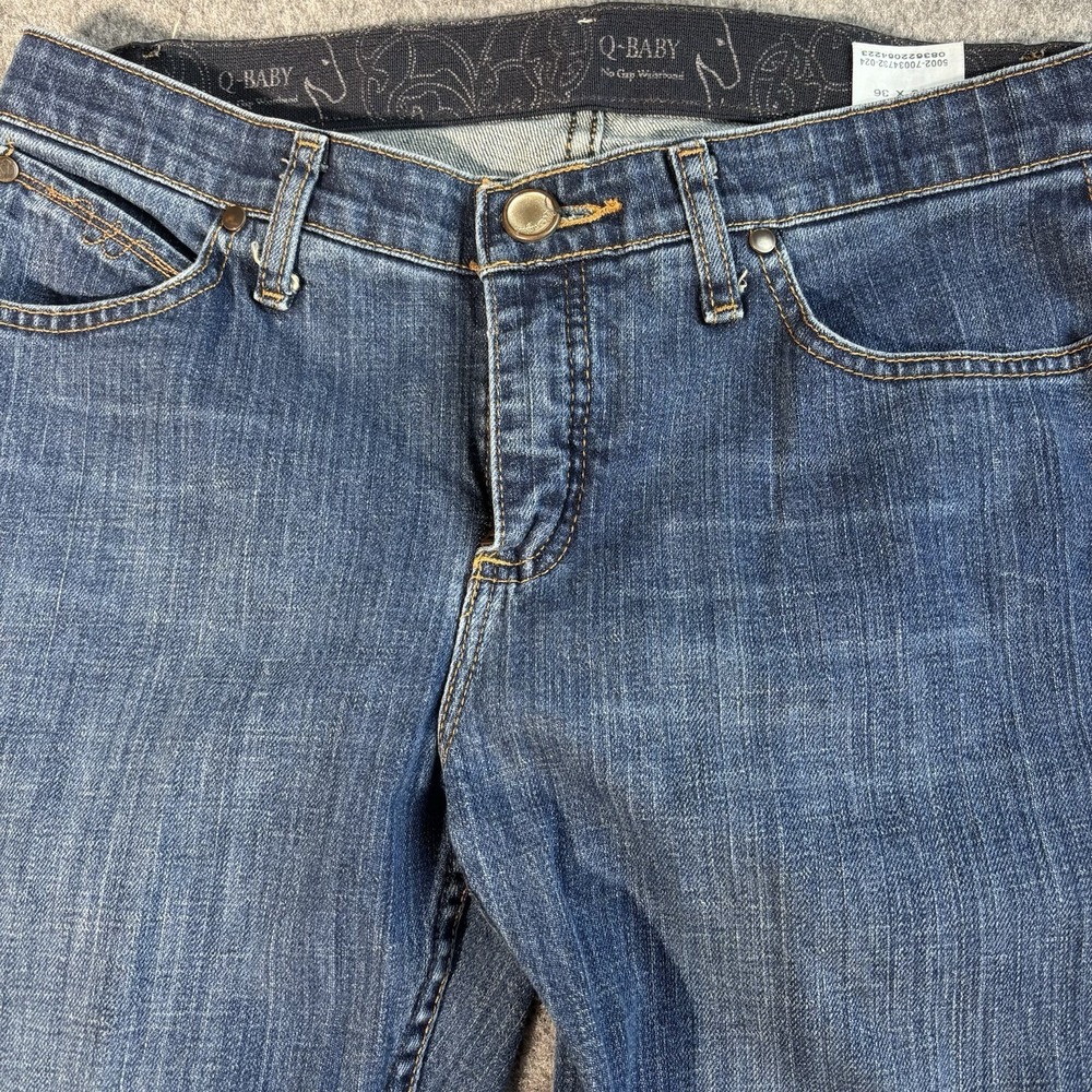 Wrangler Q Baby Bootcut Jeans Women's 7/8 x 36 (Fits 32x34.5) Riding Western - Picture 6 of 15